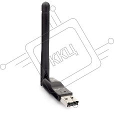 Сетевой адаптер WiFi Gembird WNP-UA-011, 150 Мбит, с антенной, USB, 802.11b/g/n, MT7601