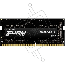 Оперативная память Kingston Fury Impact, DDR4, 32GB (1x32GB), 3200MHz, CL20, SO-DIMM
