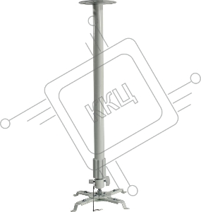 Крепление потолочное Kromax PROJECTOR-300 белый для проектора, 2 ст свободы, наклон 30°, вращение на 360°, от потолка 650-1100 мм, нагрузка до 10 кг