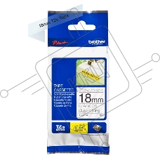 Картридж Brother TZ-ES141 18 мм, 8 м, черный шрифт, прозрачный фон, для BROTHER P-Touch