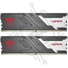 Оперативная память Patriot Viper Venom, DDR5, 64GB (2x32GB), 5200MHz, CL40, DIMM, с радиаторами, черный
