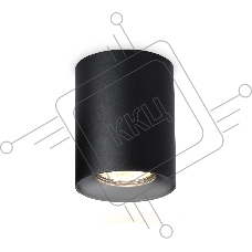 Светильник Ambrella light TN213137 BK черный GU10 max 12W D80*100
