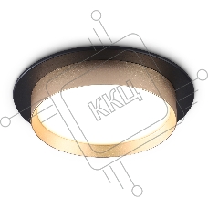 Светильник Ambrella light TN5228 BK/GD черный/золото GX53 max 12W D110*35
