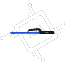 Ножовка FIT 40041  по металлу, 300мм