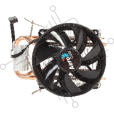 Кулер для процессора AeroCool / Formula Verkho 2 серебристый, 90 мм, алюминий/медь, 2000 об/мин, 25 дБ, 4 pin, 110 Вт, 125 мм
