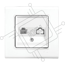 Розетка компьютерная Panasonic Linnera S (91400078-RU) скрыт. IP20 белый (упак.:1шт)