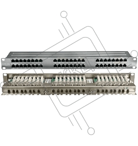 Монтажное оборудование Hyperline PPHD-19-48-8P8C-C5e-110D Патч-панель высокой плотности 19