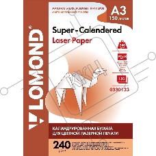 Бумага Lomond 0330133 A3/240г/м2/150л./белый матовое/матовое суперкаландрированная для лазерной печати