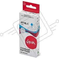 Картридж струйный Sakura 0347C001 (471XL C) для Canon, голубой, 10,8 мл., 680 к.