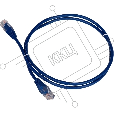 Патч-корд Lanmaster TWT-45-45-10-BL вилка RJ-45-вилка RJ-45 кат.5е 10м синий ПВХ (уп.:1шт)
