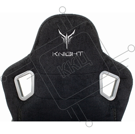Кресло игровое Knight Outrider черный Light-20 с подголов. крестовина металл