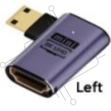 Переходник mini HDMI  на HDMI влево