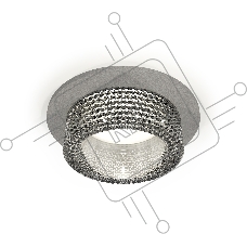 Комплект встраиваемого светильника Ambrella light XC6514040 SGR/CL серый песок/прозрачный MR16 GU5.3 (C6514, N6150)