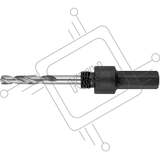 Переходник ЗУБР 29533_z01  державка ЭКСПЕРТ для BiMet коронок HEX d14-30мм