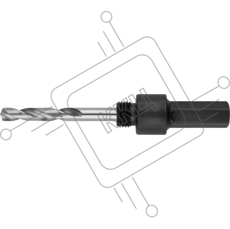 Переходник ЗУБР 29533_z01  державка ЭКСПЕРТ для BiMet коронок HEX d14-30мм