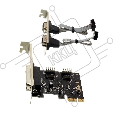 Контроллер Exegate EXE-303 PCI-E, 2*COM port + 1*LPT (OEM) EX281226RUS