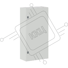 Корпус ST с М/П 1200х600х300мм сварной навесной ДКС R5ST1263
