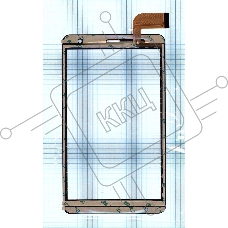 Сенсорное стекло (тачскрин) DEXP Ursus N570 черное