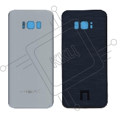 Задняя крышка для Samsung G955F Galaxy S8 Plus серебристая