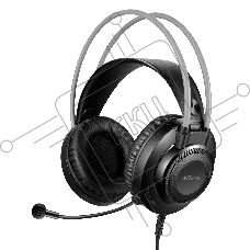 Наушники с микрофоном A4Tech Fstyler FH200U серый 2м накладные USB оголовье (FH200U GREY)