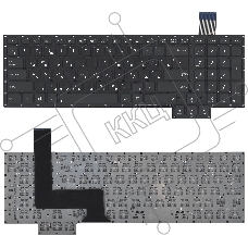 Клавиатура для ноутбука Asus G750 G750JX G750JW черная без рамки