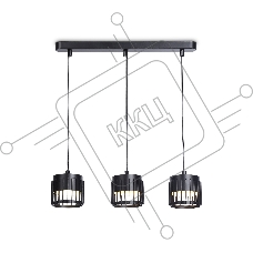 Светильник Ambrella light TN71175/3 BK черный GX53/3 400*100*1080