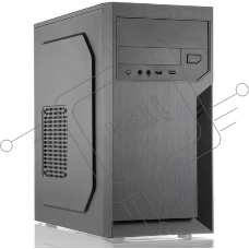 Компьютерный корпус с блоком питания 450Вт. Case Foxline FL-702, mATX, 1x5.25EXT, 1x3.5EXT, 2x3.5INT, 2xUSB2.0, HDA, w/o FAN, w/450W ATX PSU, w/1.2m EU pwr cord