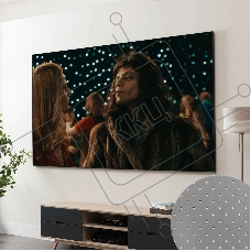 Экран Cinema S'OK SCPSFR-298x168PG Pro 135'' 16:9 настенный, постоянного натяжения, акустическое плотно Perforated Gray, черная рамка 1см