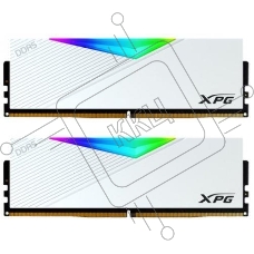 Оперативная память XPG Lancer, DDR5, 32GB (2x16GB), 6400MHz, CL32, DIMM, с радиаторами, RGB, белый