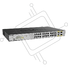 Неуправляемый коммутатор D-Link DGS-1026MP/B1A с 24 портами 10/100/1000Base-T, 2 комбо-портами 100/1000Base-T/SFP и функцией энергосбережения (24 порта PoE 802.3af/at (30 Вт), PoE-бюджет 370 Вт) Неуправляемый коммутатор D-Link DGS-1026MP/B1A с 24 портами 10/100/1000Base-T, 2 комбо-портами 100/1000Base-T/SFP и функцией энергосбережения (24 порта PoE 802.3af/at (30 Вт), PoE-бюджет 370 Вт)