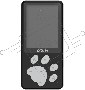 Плеер Hi-Fi Flash Digma S5 8Gb черный/серый/2.4