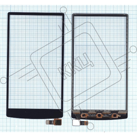 Сенсорное стекло (тачскрин) для OPPO N3, черное