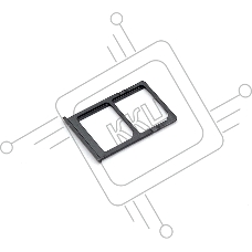 Лоток для SIM-карты Xiaomi Mi 5 серый