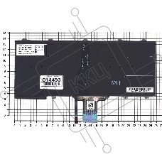Клавиатура для ноутбука Dell E5250 E7250 черная с подсветкой