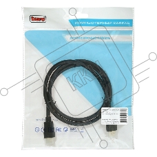 Кабель аудио-видео Buro HDMI (m)/HDMI (m) 1м. Позолоченные контакты черный (BHP HDMI 2.0-1)