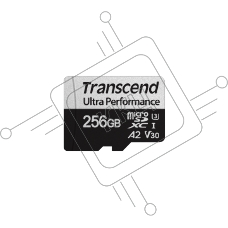 Флеш-накопитель Transcend Карта памяти 256GB UHS-I U3 microSD w/ adapter  A2 Ultra Performance R/W:160/125 MB/s