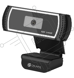Камера Web Oklick/Оклик OK-C013FH черный 2Mpix (1920x1080) USB2.0 с микрофоном