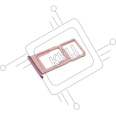 Лоток для SIM-карты Huawei Honor 10 Lite/P Smart 2019 розовый