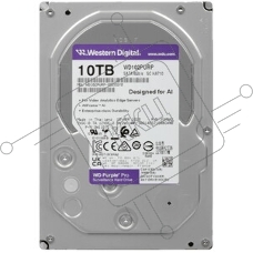 Жесткий диск HDD WD Purple Pro 10Tb 7200rpm SATA 512Mb 3.5