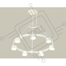 Светильник Ambrella light XR92031500/7 SWH белый песок GX53 (A9203, C9236, N8112)