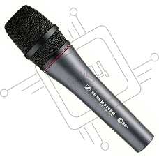 Микрофон проводной Sennheiser E 865 серый