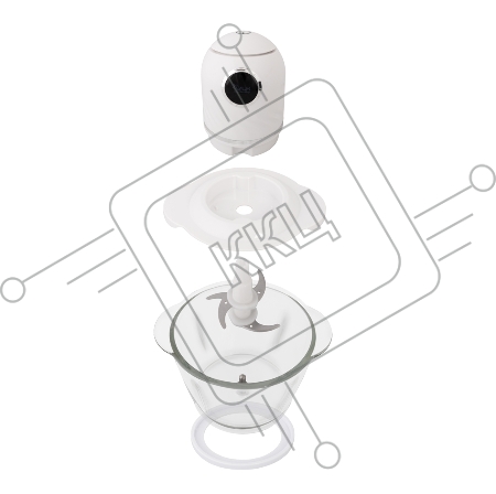 Измельчитель (чоппер) VLK  Milano-6853, белый, 300 Вт, объем чаши 1 л, импульсный режим, два двойных лезвия