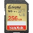 Флеш карта SD 256GB SanDisk SDXC Class 10 V30 UHS-I U3 Extreme, 180MB/s