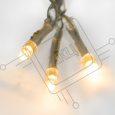 Гирлянда Твинкл-Лайт 20 м, прозрачный ПВХ, 160 LED, цвет теплый белый