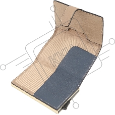 Чехол для кредитных карт Piquadro Circle PP5649W92R/TOBLU бежевый металл/натур.кожа