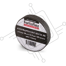 Изолента ХБ 18х0.4х11 черн. Fortisflex 71242