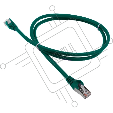 Кабель Патч-корд LANMASTER LSZH FTP кат.5e, 3.0 м, зеленый