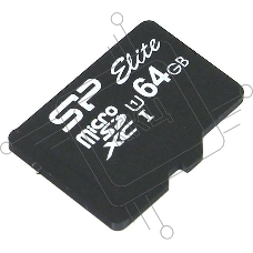 Флеш карта microSDXC 64Gb Class10 Silicon Power SP064GBSTXBU1V10SP w/o adapter
