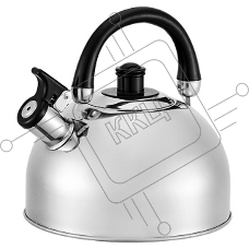 Чайник для плиты WEBBER BE-0528 из нерж.стали 4.5л со свистком (12)