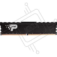 Оперативная память Patriot Signature, DDR4, 4GB (1x4 GB), 2400 MHz, CL17, радиатор, чёрный